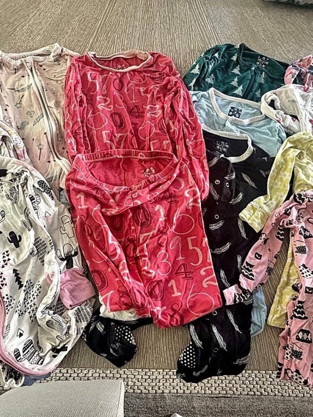 KicKee Pants/ LittleSleepies/Little Bum Bum kids soft pajamas Bundle - 12 total